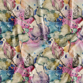 Floral Printed Fabric Material For Gown